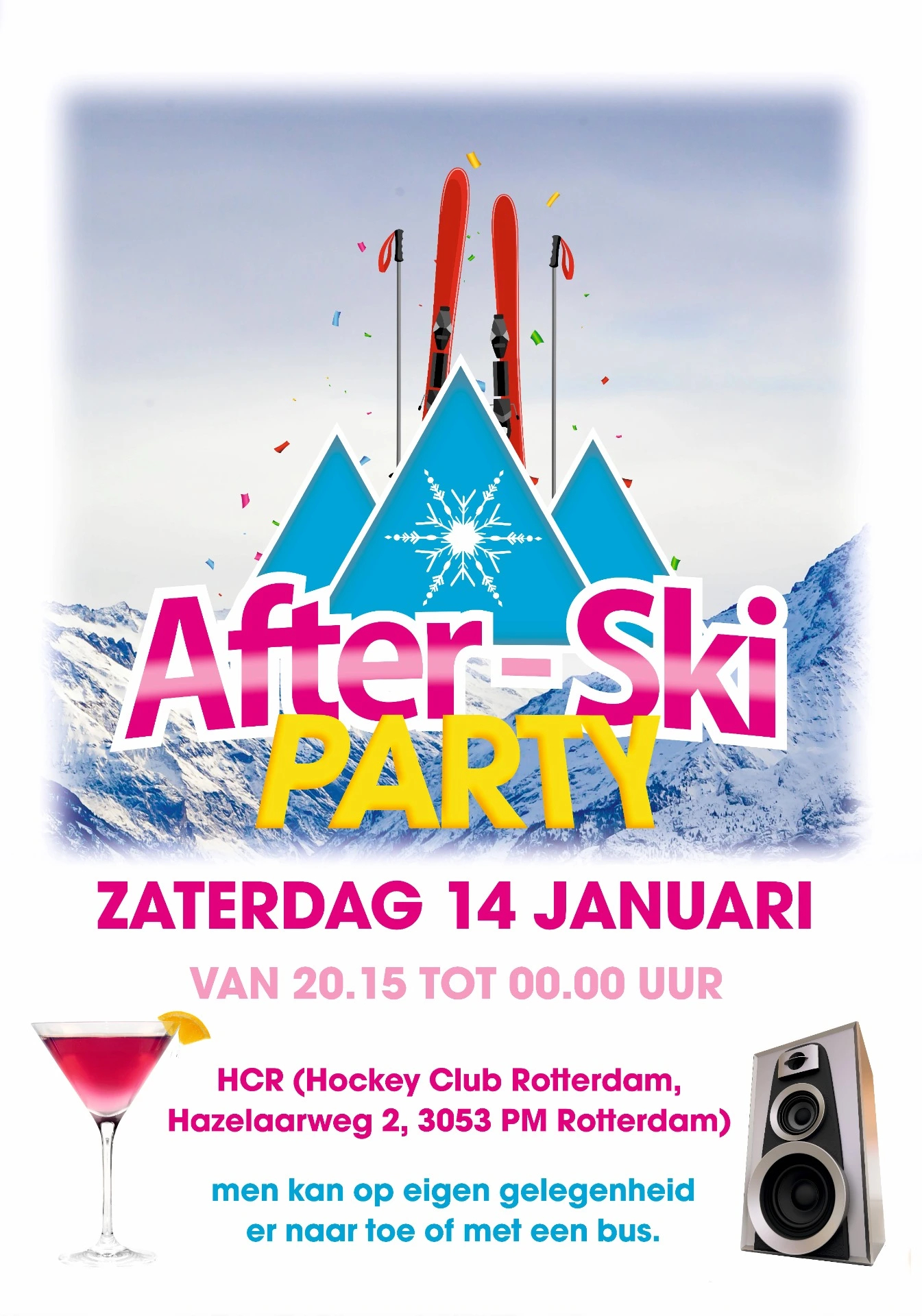 poster voor personeels feest